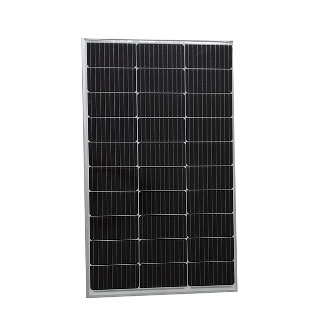 Monocrystalline Silicon Solar Panel 100W 18V PWM Controller Home Off-Grid System 1 Year Warranty Maxsolar MAX-M100 Ground