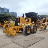 Niveleuse CAT140 d'occasion de haute qualité Japon 2023 Modèle Caterpillar 140K 140H C Motoniveladora Niveleuse à roues Moteur à bas prix