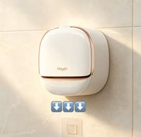 Boîte à Savon Murale Luxe Léger, Support à Savon Sans Perçage, Boîte de Rangement pour Savon de Lessive avec Drain