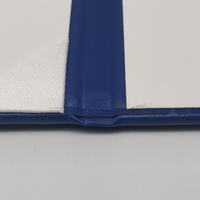 Personnalisation d'impression professionnelle, logo scolaire, couverture de diplôme pliable en cuir PU A4A5, porte-certificat de diplôme