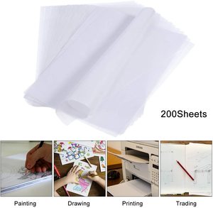 Papel de calco blanco translúcido 70% natural, papel de calco de alta calidad 100gsm - Product Image 6