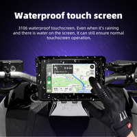 Pantalla Carplay Android Auto de 5 Pulgadas para Motocicleta, Sistema de Navegación GPS Inalámbrico a Prueba de Agua para BMW