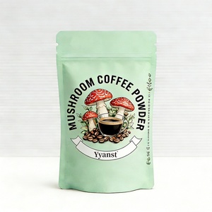 Café Instantáneo Orgánico de Champiñones Tostado Oscuro de Alta Calidad, Mejor Energía para Adultos, Café de Champiñones - Product Image 1