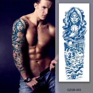 Nieuwste Ontwerp Sap Tattoo Sticker Man Vrouwen Water Transfer Semi Permanente Tijdelijke Tattoo Mouw Volledige Arm