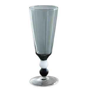 Verres <span class=keywords><strong>à</strong></span> whisky et <span class=keywords><strong>à</strong></span> <span class=keywords><strong>vin</strong></span> rouge en <span class=keywords><strong>verre</strong></span> résistant <span class=keywords><strong>à</strong></span> la chaleur, <span class=keywords><strong>à</strong></span> double perle, de couleur personnalisée, sur <span class=keywords><strong>pied</strong></span> haut, vente en gros - Product Image 1