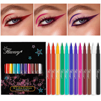 Meistverkaufter Bunter Wasserfester Flüssiger Neon Veganer Glatter Rosa Flüssiger Eyeliner Schwarzer Eyeliner-Stift Wischfester Delineador