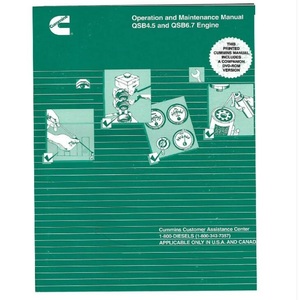 Funzionamento e manutenzione libro manuale 4021531 per il motore QSB4.5 e QSB6.7 - Product Image 1