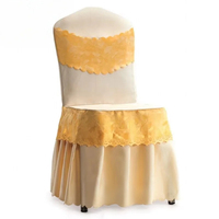 Housses de chaise pliantes en polyester blanc de luxe, durables, pour banquets, mariages, événements, hôpitaux et parcs - Vente en gros usine