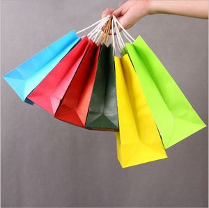 Factory Hot Sale Kraft <b>Paper</b> Shopping Tote <b>Bag</b> With Your Own Logo Eco Shopping <b>Bag</b> - Product Image 2