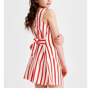 Vestido de Verano de Algodón para Niñas, Bonito y Elegante, con Tela Suave al Tacto, Ligero, Cómodo y Moderno para Niñas Activas en Crecimiento - Product Image 4