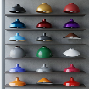 High Quality 10 Dome Design Iron <b>Shade</b> Custom Color Metal Pendants for Handmade <b>Industrial</b> <b>Lighting</b> Lamps for Gifts - Product Image 1