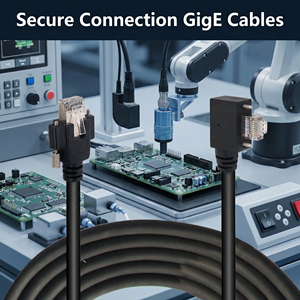 Super Cat6 Industriekamera Gigabit Hochflexibles Netzwerkkabel, Cat6a Twisted-Pair Doppelt Abgeschirmtes Schleppketten-Ethernet-Kabel - Product Image 4