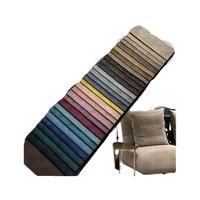 Tissu d'ameublement en velours écologique 100 % polyester de luxe 240 GSM, largeur 110 pouces, léger et doux, pour housses de canapé, rideaux et coussins