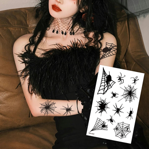 Manchon Peel-Off créatif conçoit des imprimés floraux durables imperméables pour les autocollants de <span class=keywords><strong>tatouage</strong></span> de demi-<span class=keywords><strong>bras</strong></span> à la mode - Product Image 2