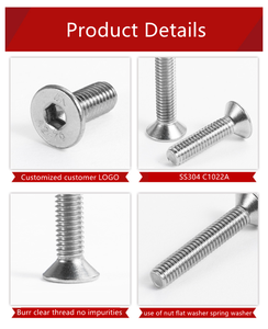 Thấp moq tùy chỉnh din7991 chìm Hex vòng đầu Allen Bolt lục giác chìm Pan ổ cắm đầu vít Bolt - Product Image 2