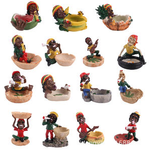 2025 in resina tabacco sigaro posacenere jamica Rasta stile per decorazione domestica accessori per fumatori Cenicero - Product Image 4