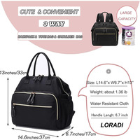 Nouveau sac à langer imperméable pour bébé avec poche antivol, sac à dos pour maman, sac de rangement pliable pour poussette d'enfant