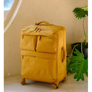 Women's Ultra Light 20 Inch Travel Bag Fashionable Airway <strong>Soft</strong> <strong>Luggage</strong> Case with Boarded 24 Inch Suitcase - Product Image 4