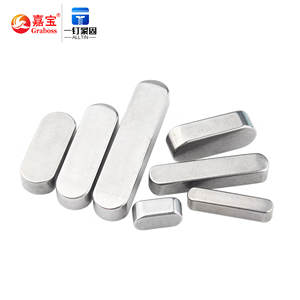 Teclas paralelas de acero inoxidable <span class=keywords><strong>DIN</strong></span> <span class=keywords><strong>6885</strong></span>, 6mm-120mm, extremos redondos, llaves paralelas, venta directa de fábrica - Product Image 4