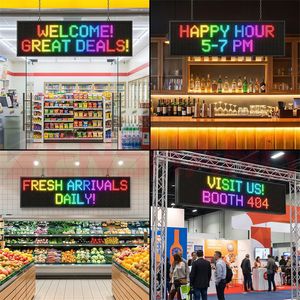 Équipement publicitaire, écran d'affichage, enseigne électronique au néon LED pour les devantures de magasins, les petits commerçants dans le secteur de la restauration, du commerce de détail, etc. - Product Image 5