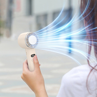 Certifié KC ou PSE Mini ventilateur portable refroidissement personnel petit ventilateur à main compresse froide cou pliable ventilateur rechargeable à main