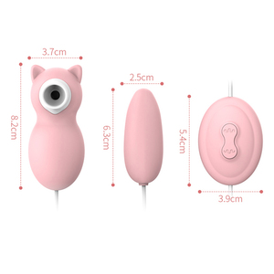 Dual-Head Mini Jumping Masturbator Voor Eitepel Sucker Met Clitoris Likken Met Vrouwelijke Seksspeeltjes Voor Twee Doeleinden - Product Image 4
