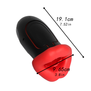 핫 세일 파이어 립스 에어플레인 컵 남성용 APP 자위기구 자극 방수 USB 전원 자위기구 진동기 - Product Image 3