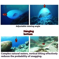 500m Navigation Automatique Détecteur de Poissons Caméra LCD Affichage IP68 Étanche Longue Distance Télécommande Sans Fil LED Lumières
