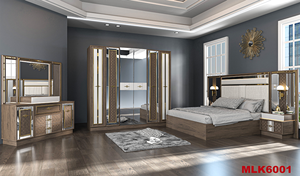 Le plus récent ensemble complet de <span class=keywords><strong>chambre</strong></span> à coucher en <span class=keywords><strong>bois</strong></span> pour adultes style appartement avec armoire pour la maison ou les meubles du hall de l'hôtel - Product Image 6