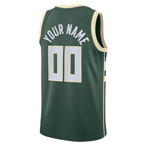 <span class=keywords><strong>Camiseta</strong></span> de <span class=keywords><strong>Baloncesto</strong></span> Personalizada con Cualquier Nombre para Hombre, Estilo <span class=keywords><strong>Milwaukee</strong></span>, Camisetas Bordadas, Uniformes Juveniles, Ropa Deportiva con Logotipos Termosellados - Product Image 2