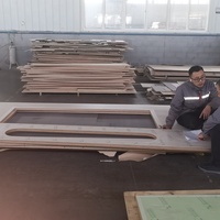 Kayu Lapis Mahoni Bekas Pakai untuk Kerajinan, Kayu Walnut Eropa 1mm, DIY, 1220X2440mm, Film Berlapis Hitam Coklat, Kayu Lapis Konstruksi Kayu Keras untuk Interior Kendaraan@Atap Kereta
