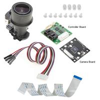 Ahududu Pi 4/3B +/3 için modül 5MP 1080p Pan Tilt Zoom PTZ kamera