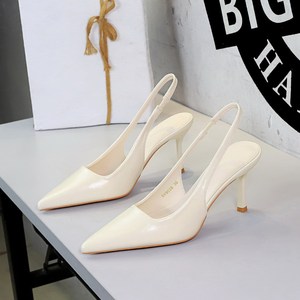 Scarpe da Donna Minimaliste con Punta Affusolata e Cinturino Posteriore, Tacco Basso Comodo per <span class=keywords><strong>Shopping</strong></span> Casual nel Weekend in Città - Product Image 3