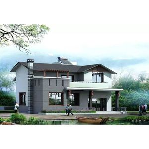 Casa Rural de Diseño Chino con Estructura de Acero Ligero, Solución Integral de Construcción, Instalación In Situ - Product Image 4
