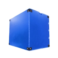 Boîte de retournement en polypropylène écologique, feuille creuse, imperméable et légère, pliable pour les pièces automobiles et le stockage postal
