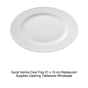 Plateau de service ovale Venise 21 × 15 cm Gural Vn21Ky00 - Product Image 2