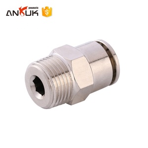 Diseño Simple serie <span class=keywords><strong>MPC</strong></span> un toque neumático conector rápido de tubo recto montaje de latón - Product Image 6