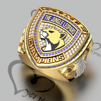 Bague de championnat de football fantastique personnalisée, gravée sur mesure avec le nom de la ligue et l'année, trophée de vainqueur de football fantastique, cadeau