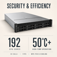 Serveur 2U 2158H V8 AMD EPYC 9005 192 cœurs, socket unique, DDR5 6400MT, PCIe Gen5 NVMe, GPU pour inférence IA