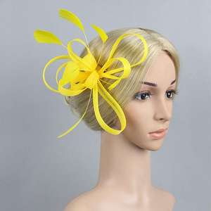 2401 erxi nouvelle mode coréenne chapeaux cheveux accessoires mariée maille fête Photo tête fleur usine ventes directes - Product Image 1