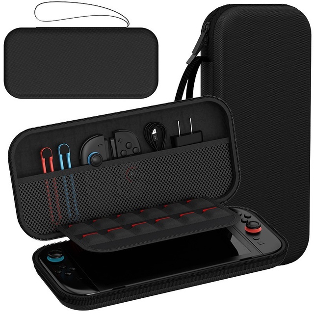 For Nintendo Switch OLED 2 EVA Hard Travel Storage Carrying Case Protective Without Logo Knit Precision Hole New Generation