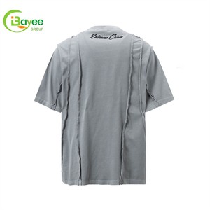 T Shirts Oversized Unisex Digital <strong>Printing</strong> <strong>Graphic</strong> <strong>Design</strong> Custom Vintage Cotton Fashion Crew Neck Heavyweight T-Shirt - Product Image 4