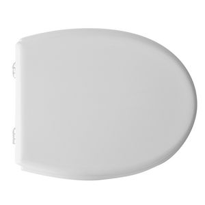 Asiento de inodoro para Gsi Essenza Vase Forma 1, blanco, 50,5 cm de largo, 37,5 cm de ancho - Product Image 1