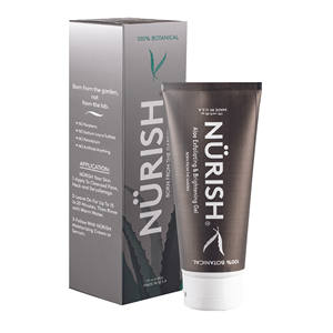 Nurish (Nrish) Gel Exfoliante de Aloe Vera para la Piel, Totalmente Natural y Vegano, 5.95 OZ - Product Image 1