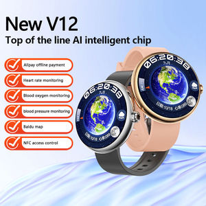 Nouvelle montre connectée sportive V12, écran AMOLED de 1,43 pouce, étanche IP67, appels Bluetooth, fonction IA, moniteur de fréquence cardiaque, tension artérielle, oxygène sanguin - Product Image 6