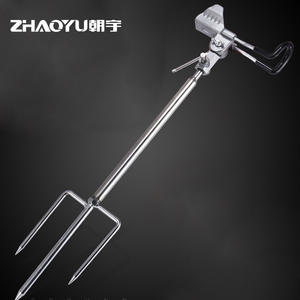 ที่ยึดปลา360ปรับได้และถอดได้พับได้อุปกรณ์ตกปลาบนชายหาดแม่น้ำบ่อน้ำทะเลสาบคันเบ็ดตกปลาพื้นดินขาตั้งกล้องสามขา - Product Image 3