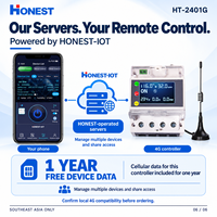 Interrupteur à distance pour pompe à eau 4G pour moteurs 220V inférieurs à 10 kW avec minuterie pour l'Asie du Sud-Est HONEST HT-2401G