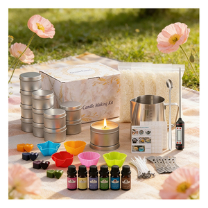 Recipiente para Velas con Tapa Metálica en Forma de Domo, Caja de Lujo, Cera con Fragancia Natural, Presentación de Productos de Boutique - Product Image 5