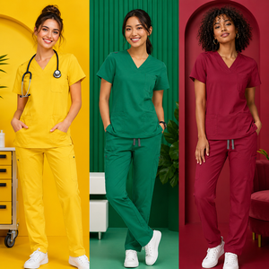 <span class=keywords><strong>Tenue</strong></span> <span class=keywords><strong>Médicale</strong></span> Unisexe en Promotion – Blouse et Pantalon Souples et Respirants pour Hôpital, Qualité Supérieure, avec Options OEM/ODM - Product Image 2