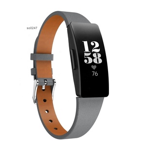 Bandas de <span class=keywords><strong>reloj</strong></span> inteligente de cuero de lujo, accesorios de repuesto de 230mm, correas de pulsera para <span class=keywords><strong>Fitbit</strong></span> <span class=keywords><strong>Inspire</strong></span> <span class=keywords><strong>HR</strong></span> Band - Product Image 6